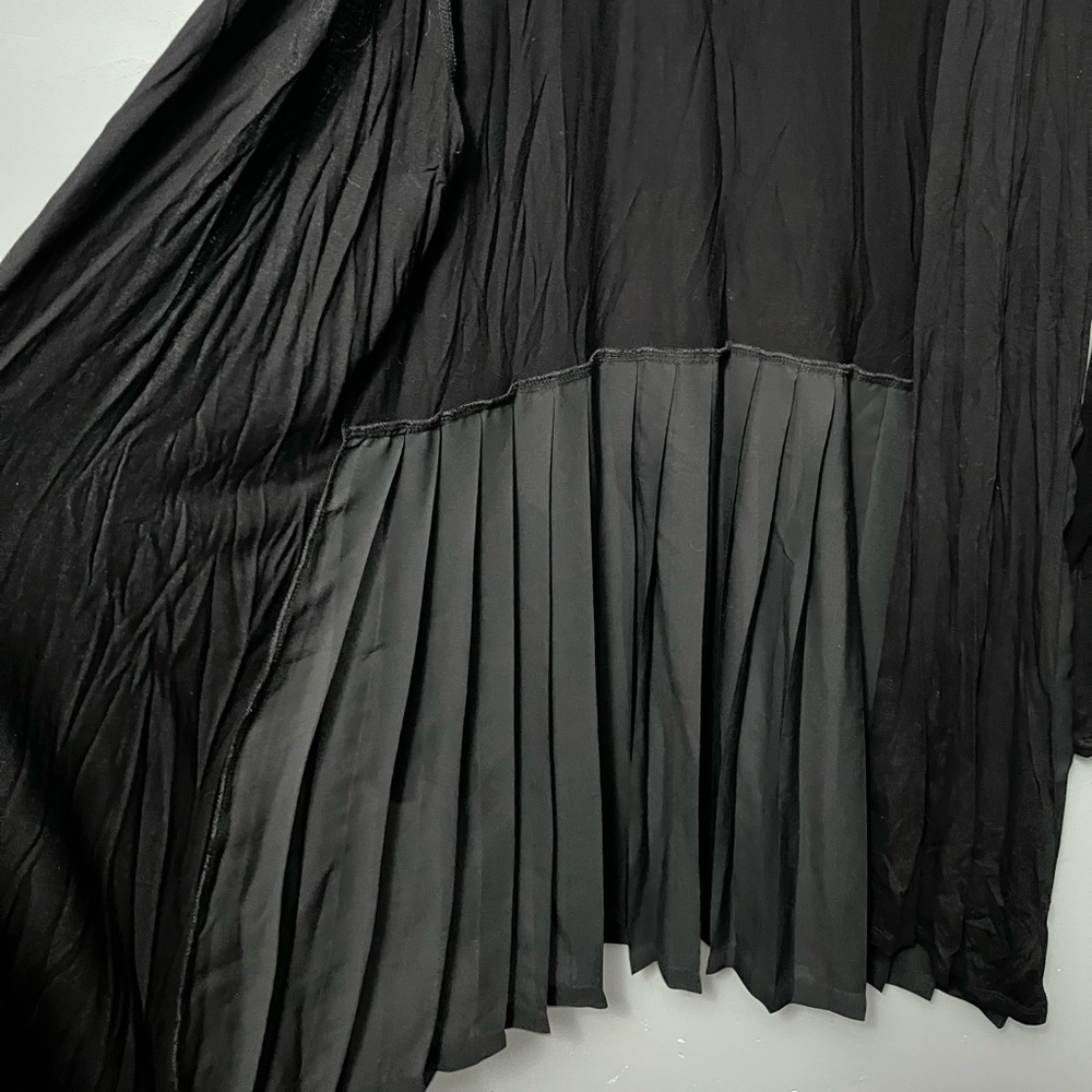 Cyrus Chiffon Ruffle Open Front Duster Cardigan - image 4